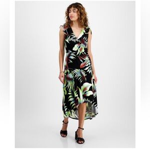 RACHEL Rachel Roy - Eulalie Shoulder-Tie High-Low Dress - NWT - Size M